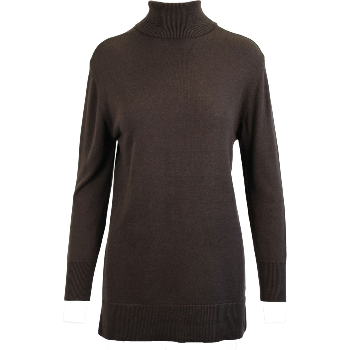 Bamboo high neck knit choko