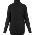 Elite high neck knit black