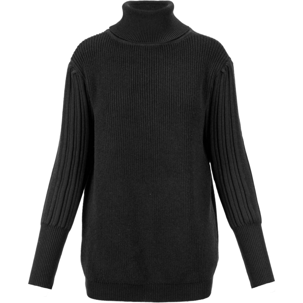 Elite high neck knit black