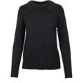 Bamboo polo knit black