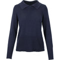 Bamboo polo knit marine