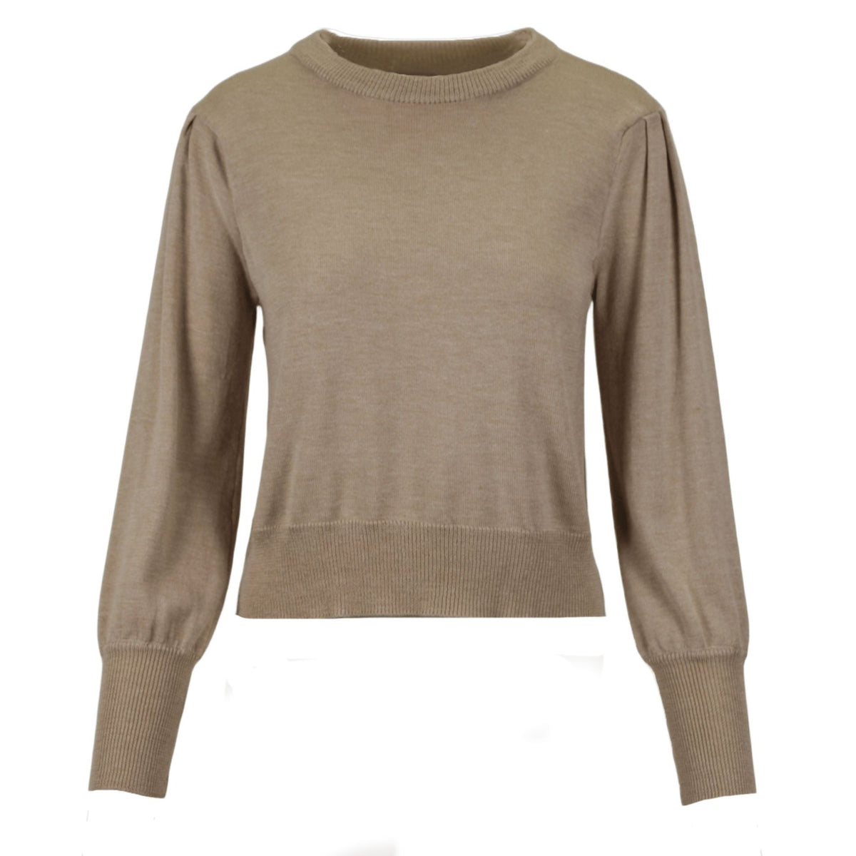 Bamboo round neck knit noce