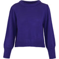 Light elite  round neck knit violet