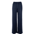 Bamboo trouser knit marine