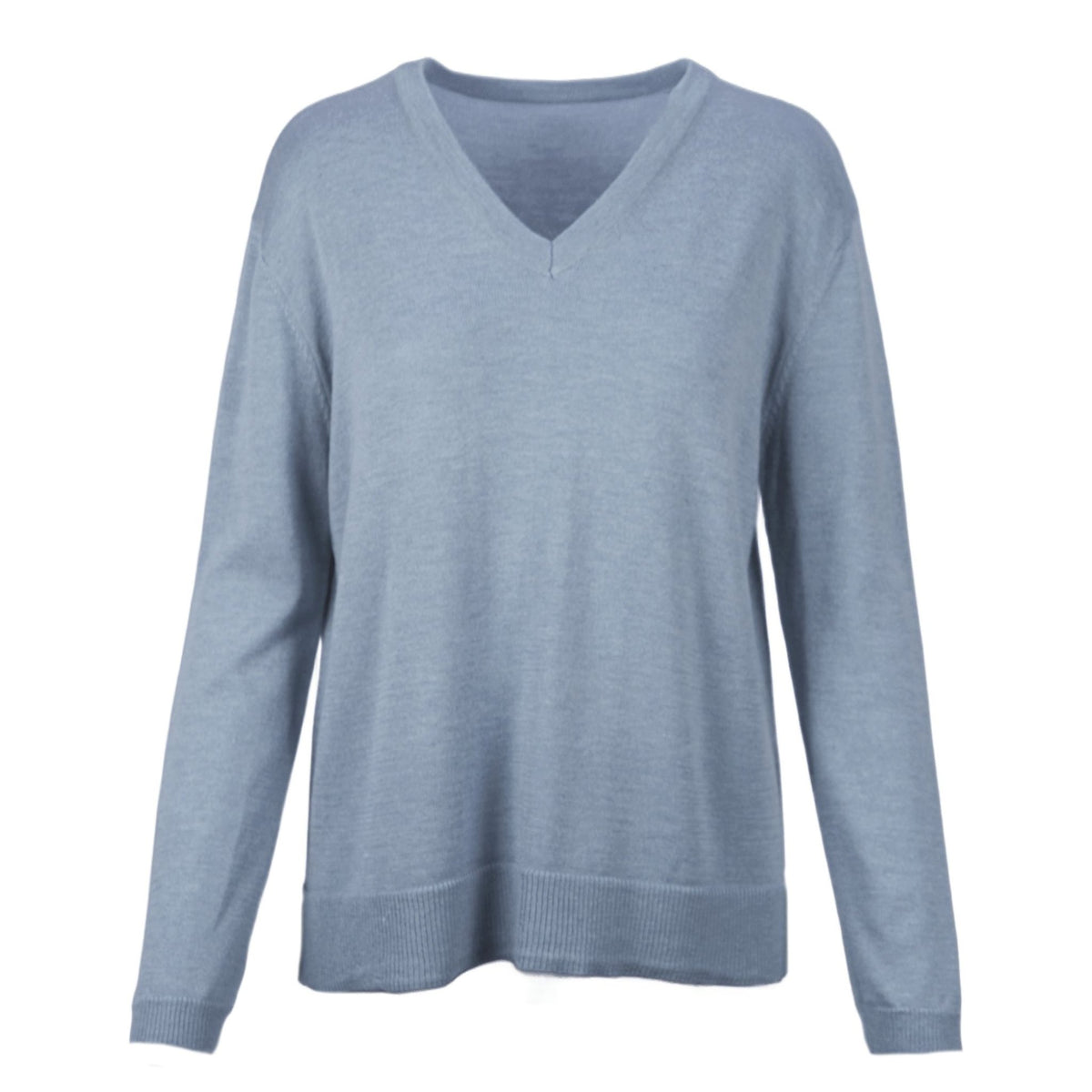 Bamboo v neck knit artic