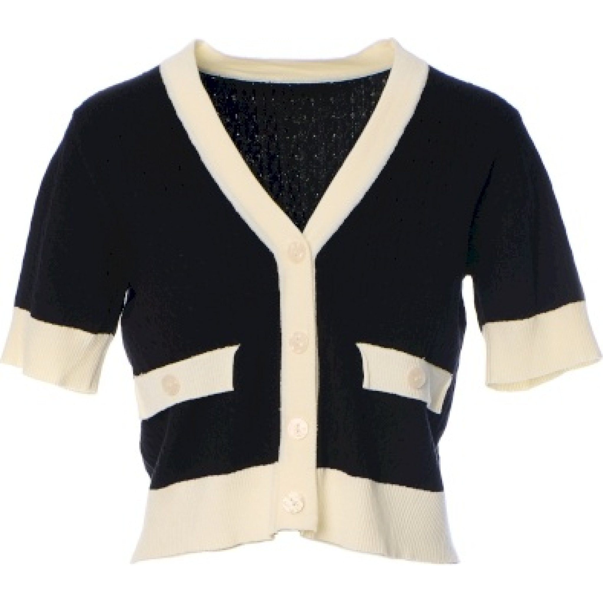 Viscose wove  knitwear black