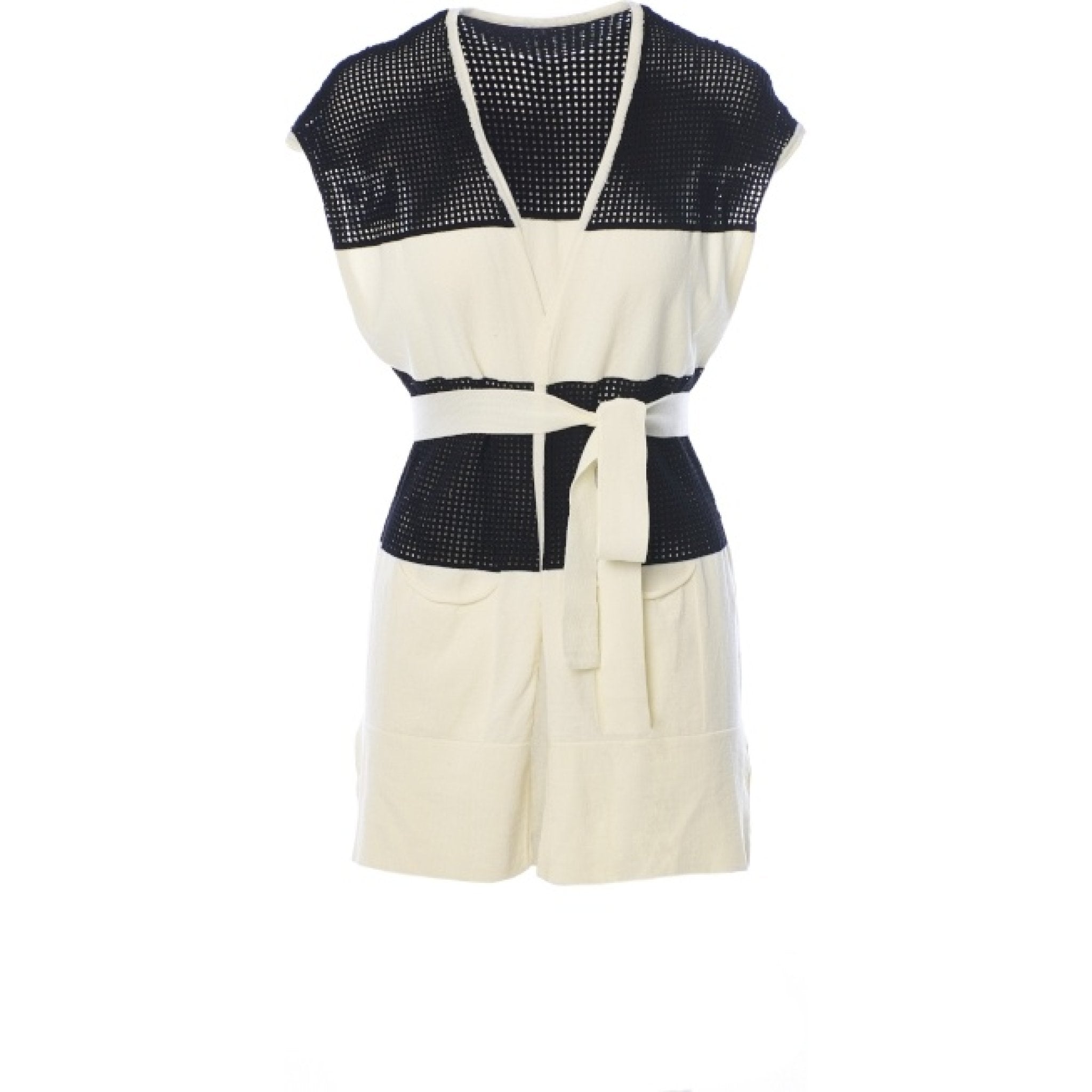 Viscose band knitwear black