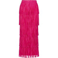 Sally fringes skirt fucsia