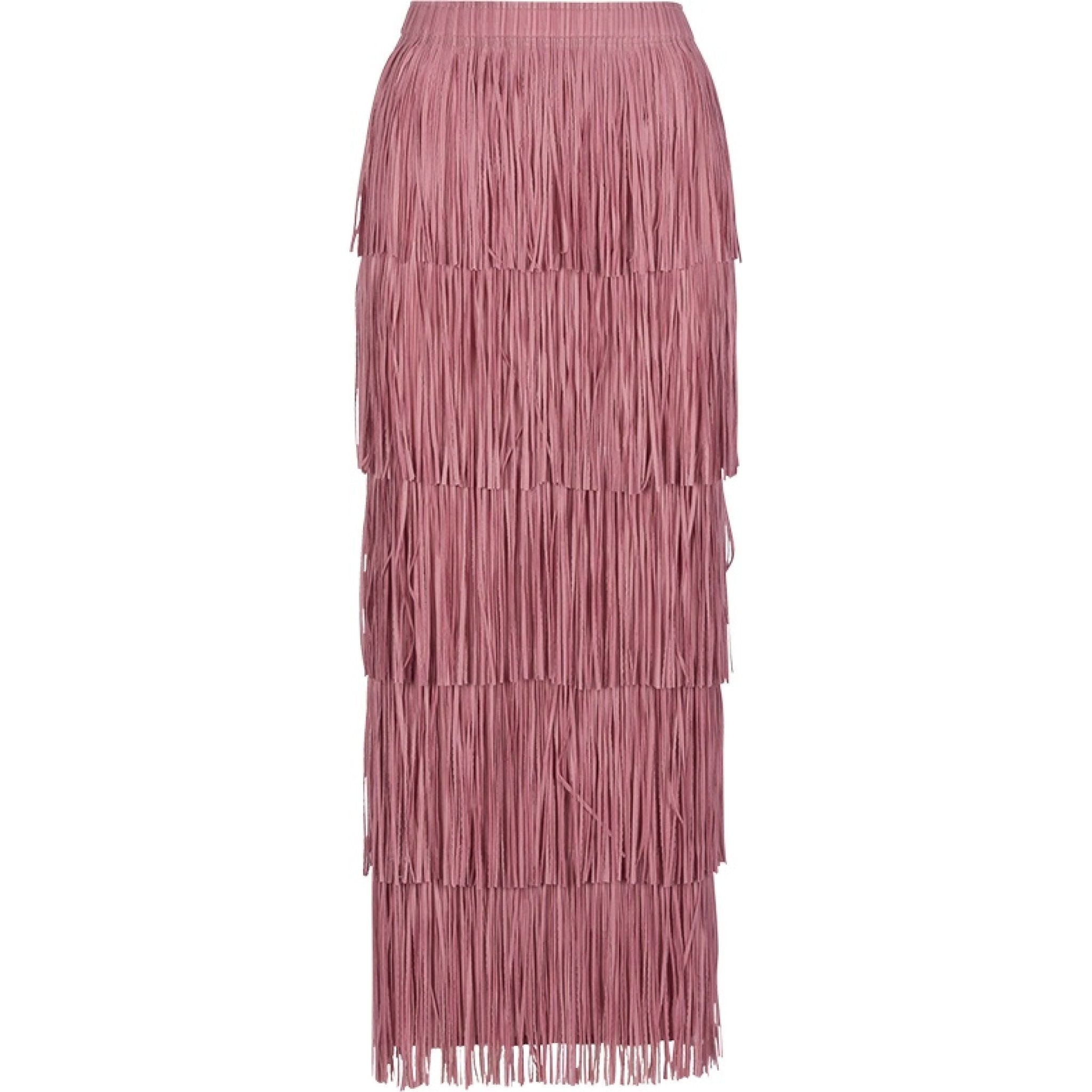 Sally fringes skirt pink