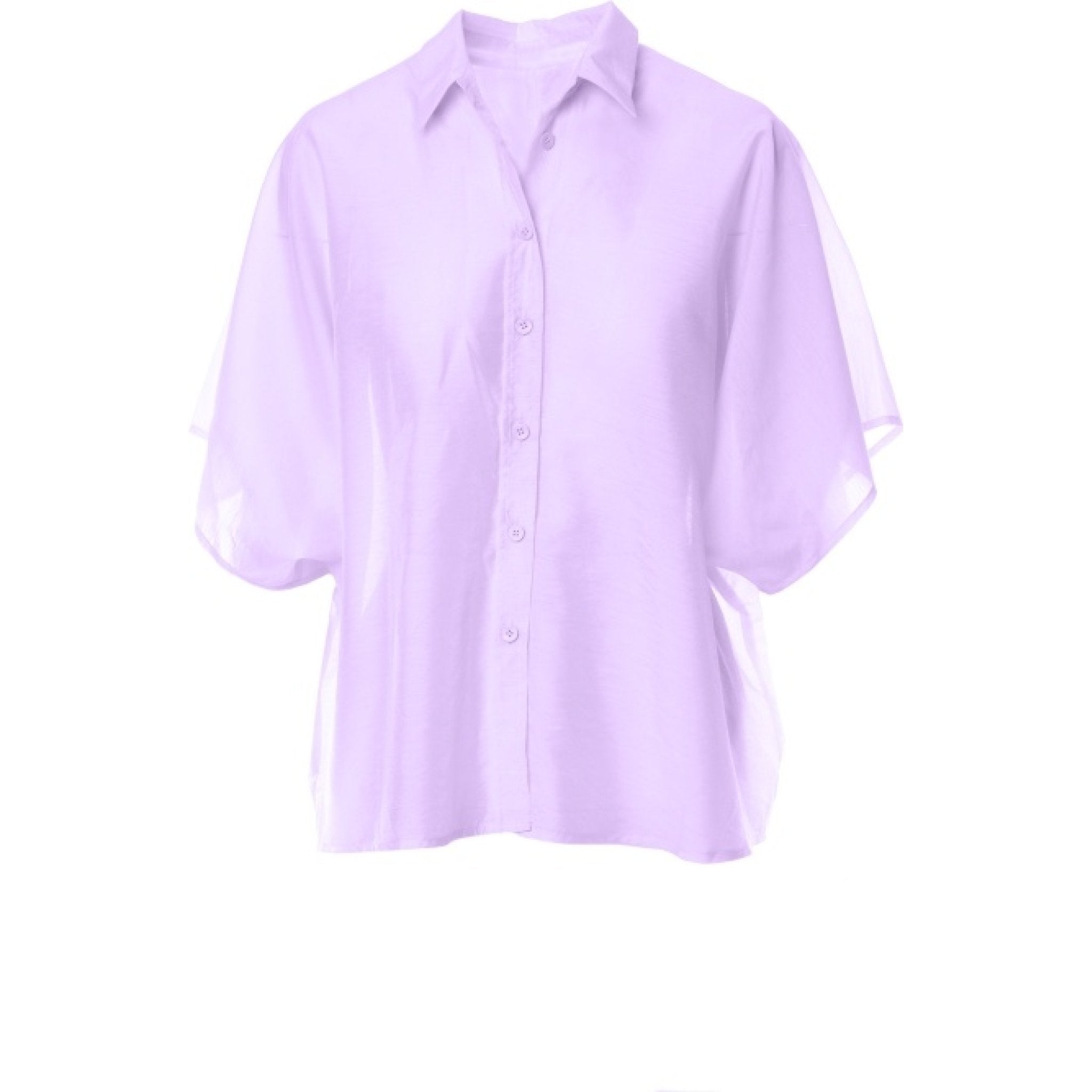 Tencel shirt violet