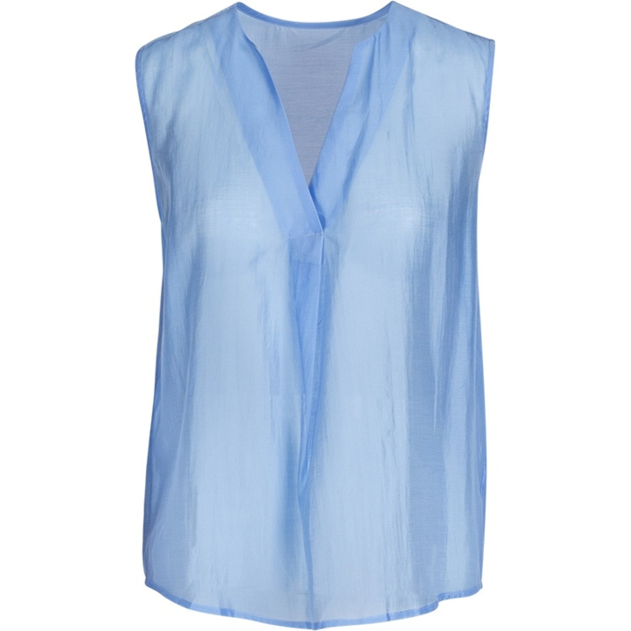 Tilde tencel top azur