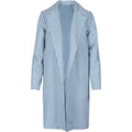 Carrie vichy coat azur