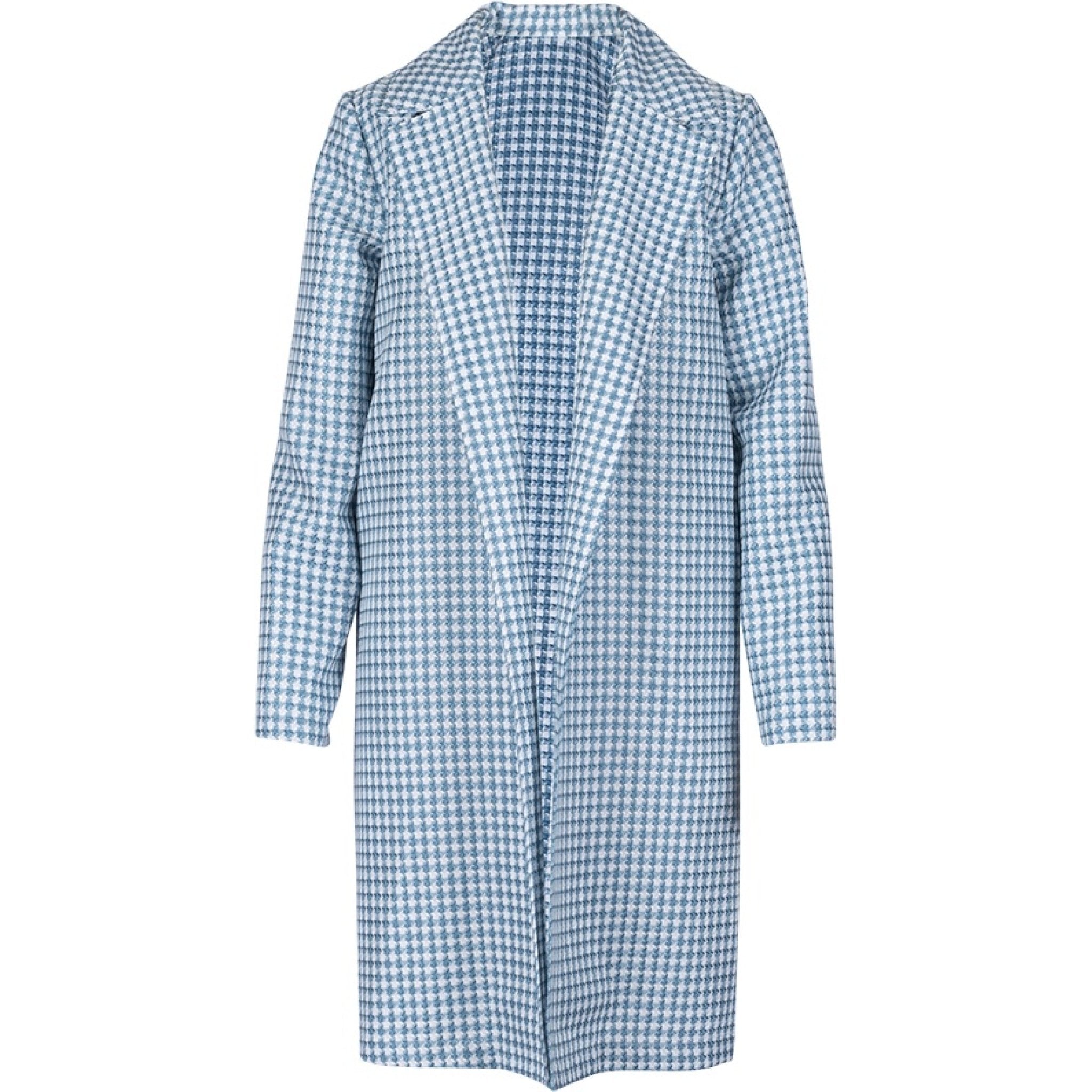 Carrie vichy coat azur