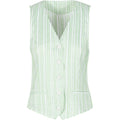 Guenda striped gilet green