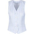 Guenda striped gilet sky