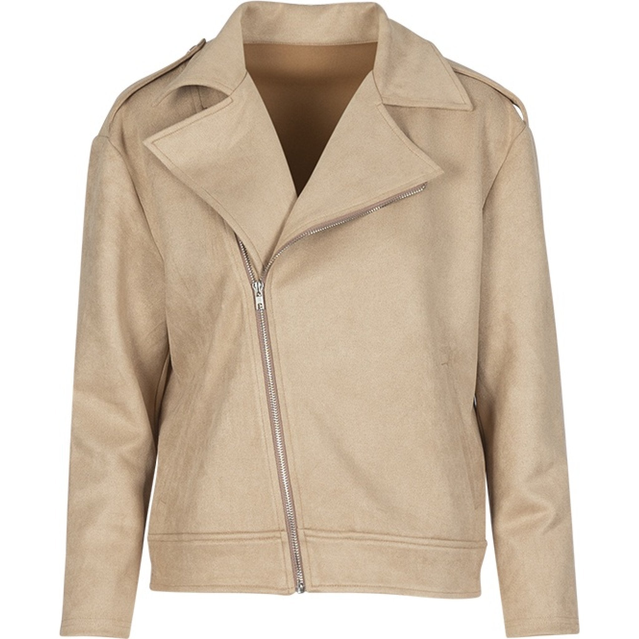 Gery suede jacket beige