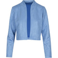 Gina suede jacket azur