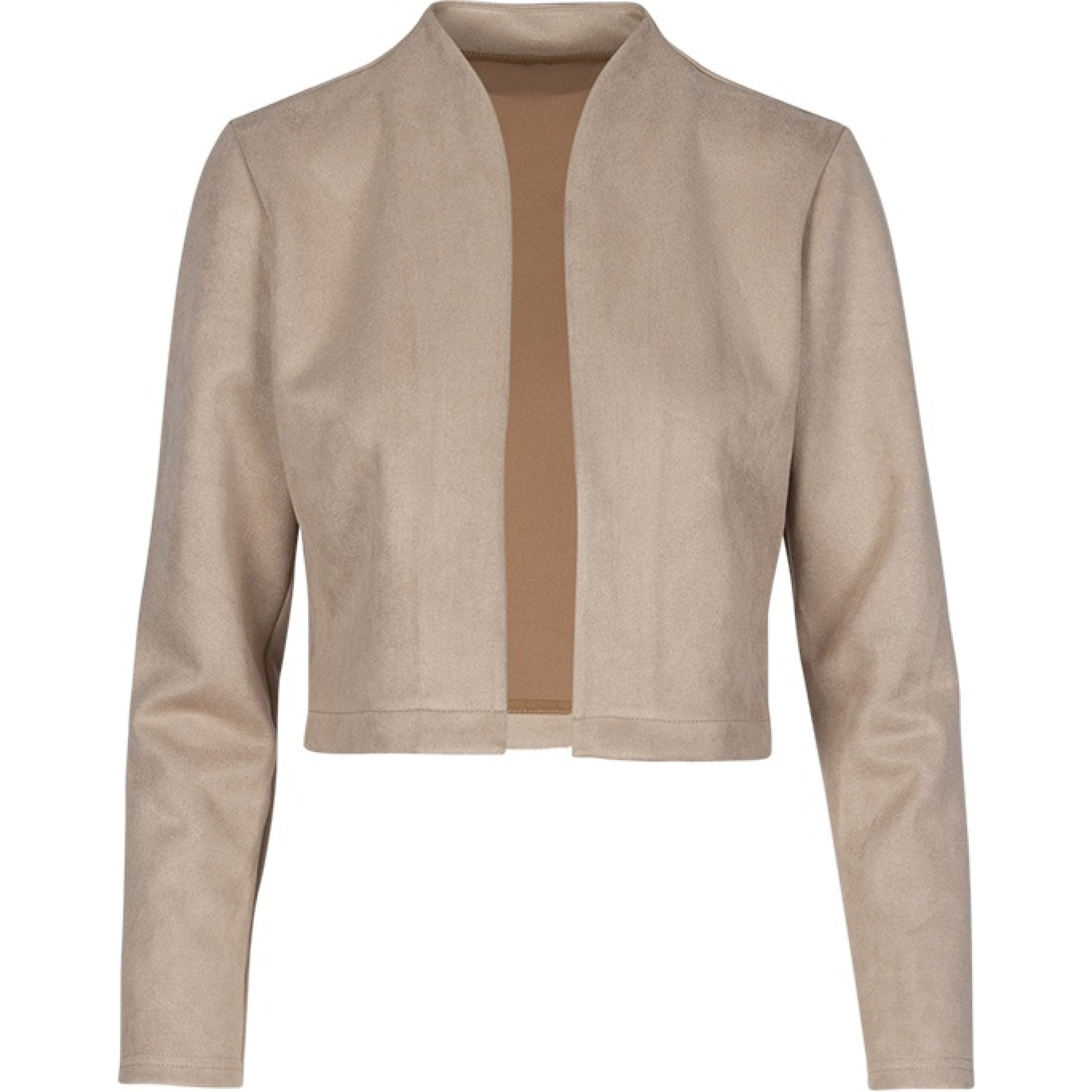 Gina suede jacket beige