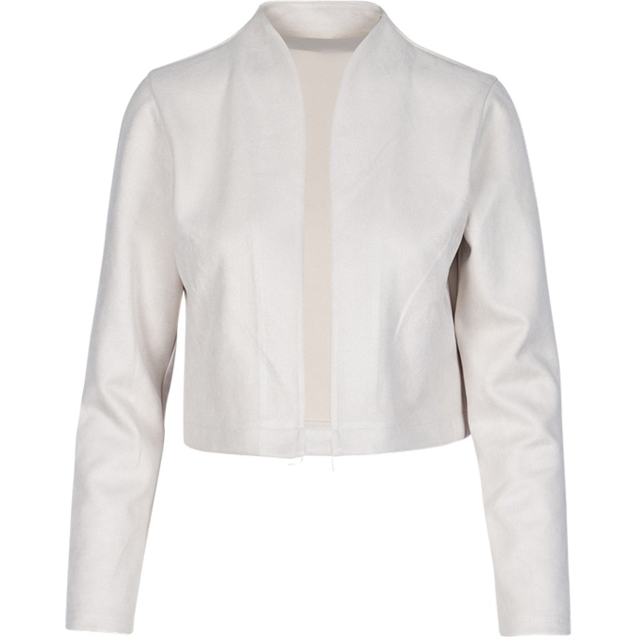 Gina suede jacket chalk