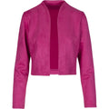 Gina suede jacket fucsia