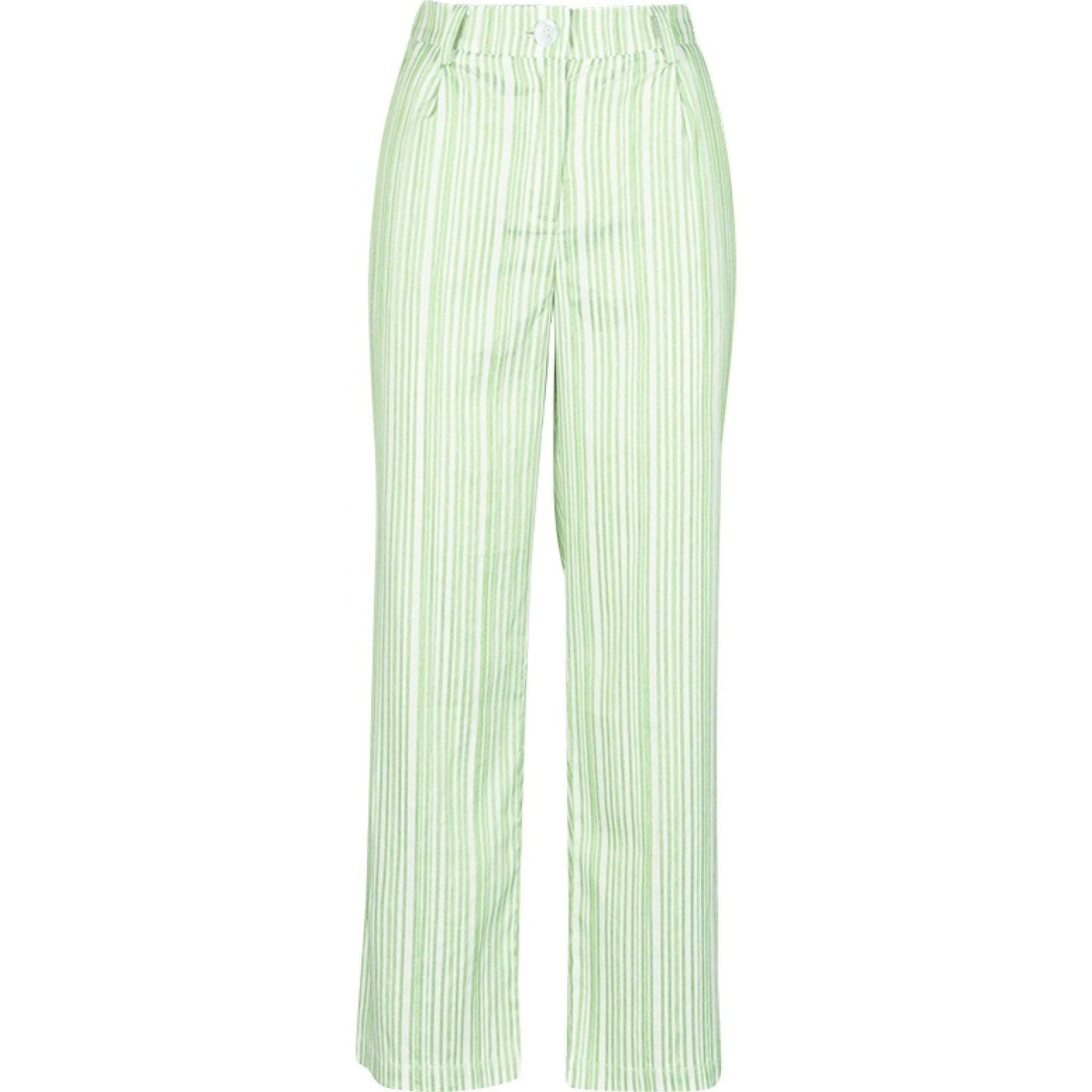 Palma striped trouser green