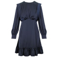 Satin short dress admiral