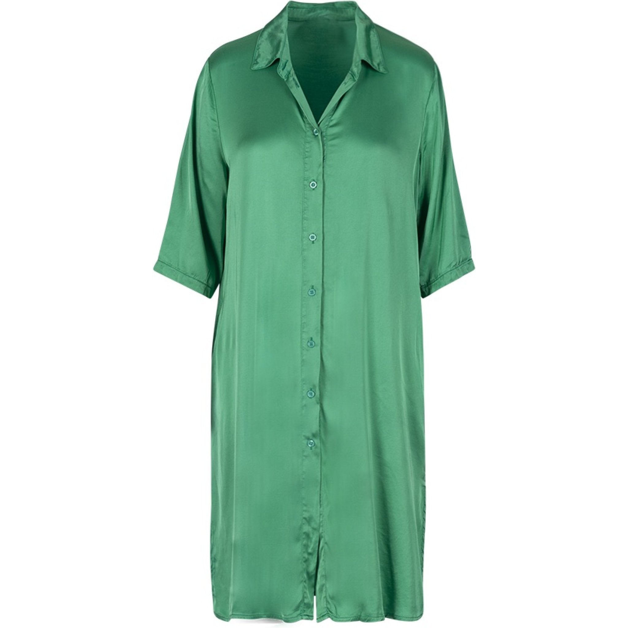 Dina viscose dress emerald
