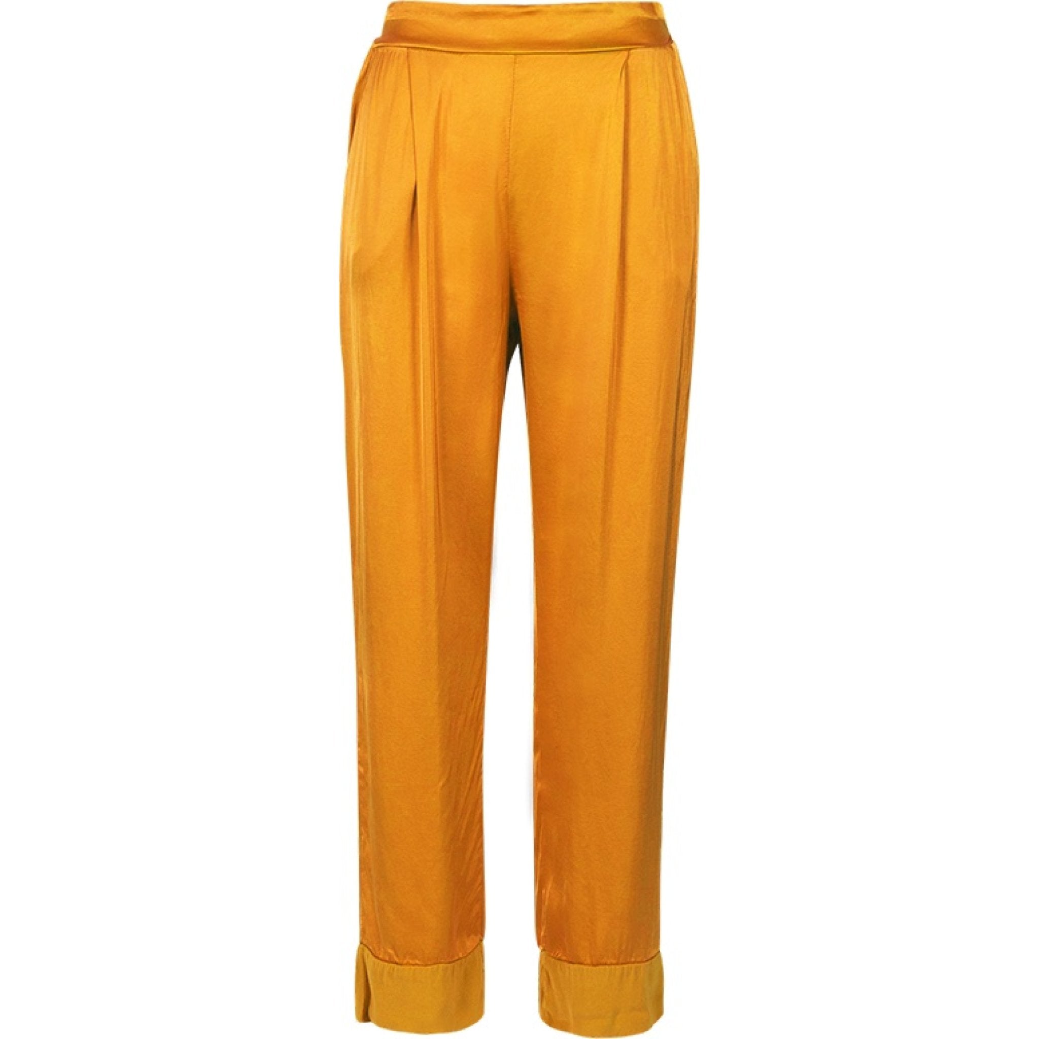 Plume viscose trouser orange
