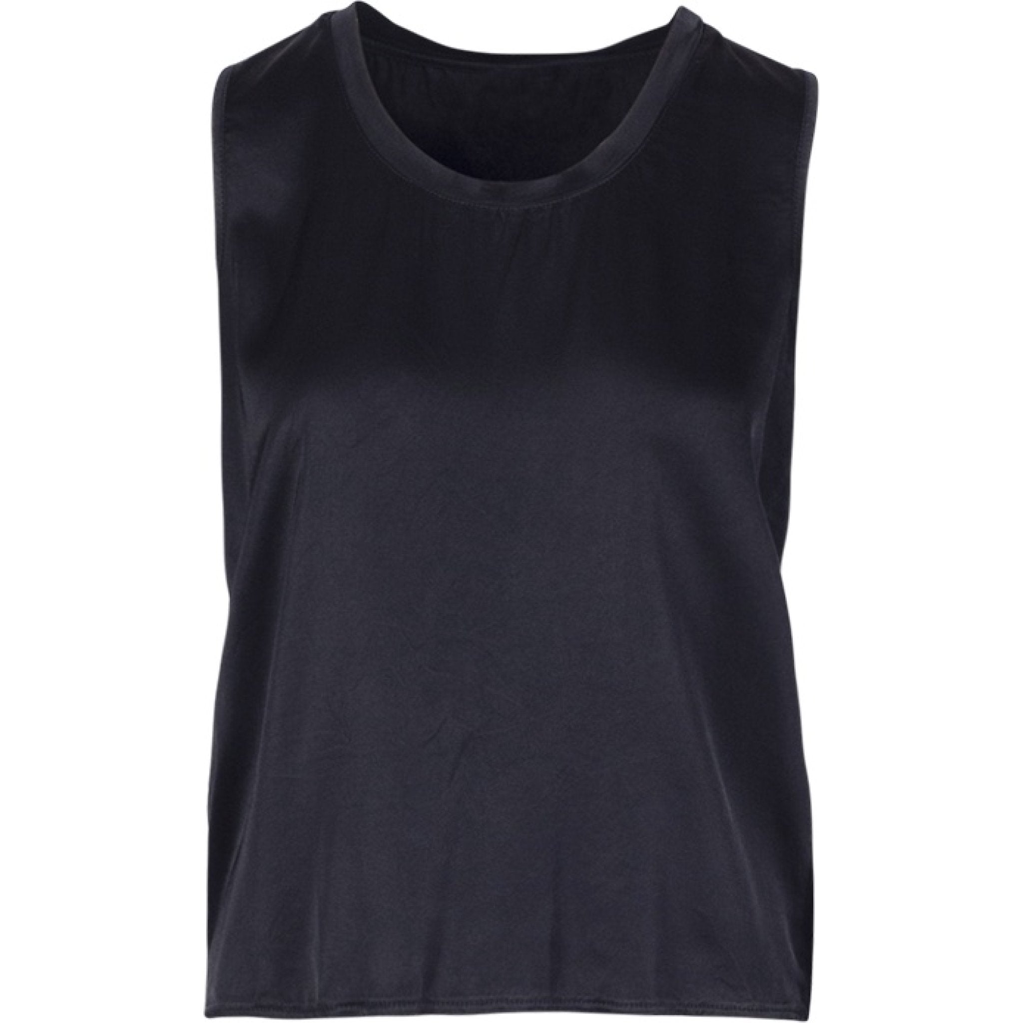 Tuv viscose top black