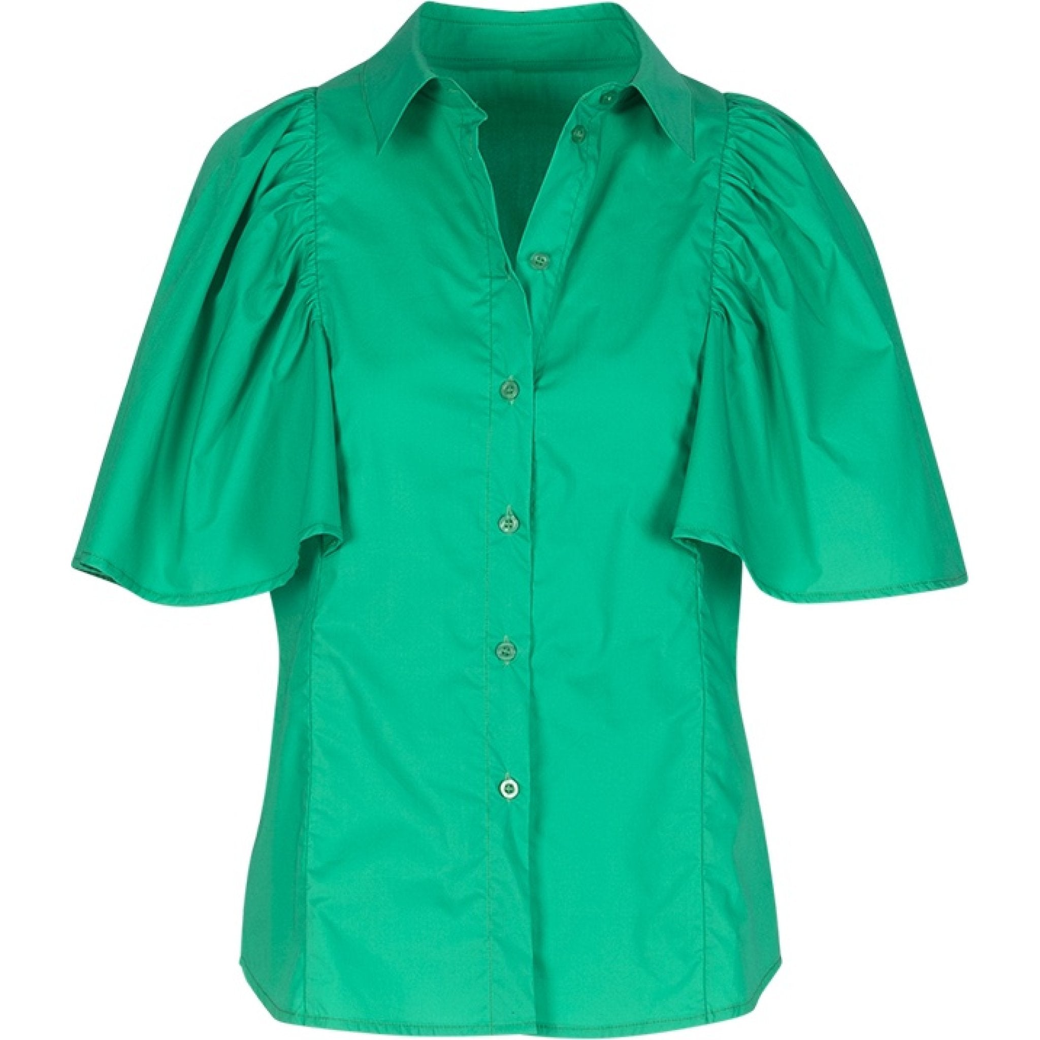 Tita popeline shirt emerald
