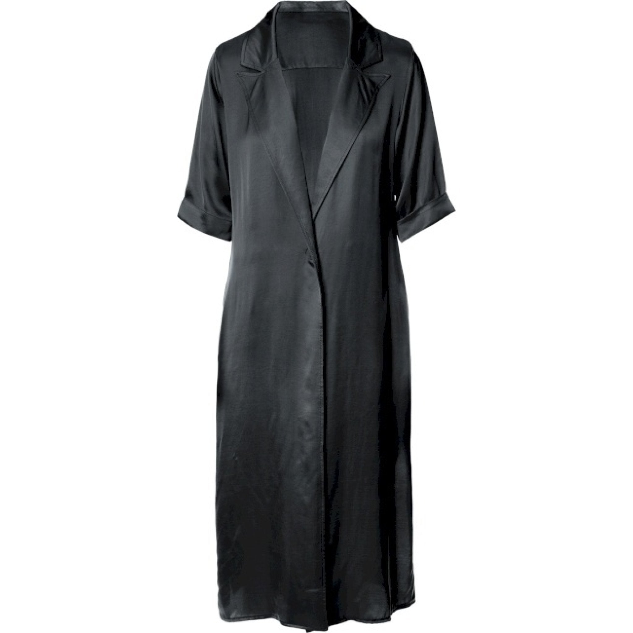 Viscose coat black