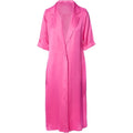 Viscose coat fucsia
