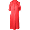 Viscose coat red