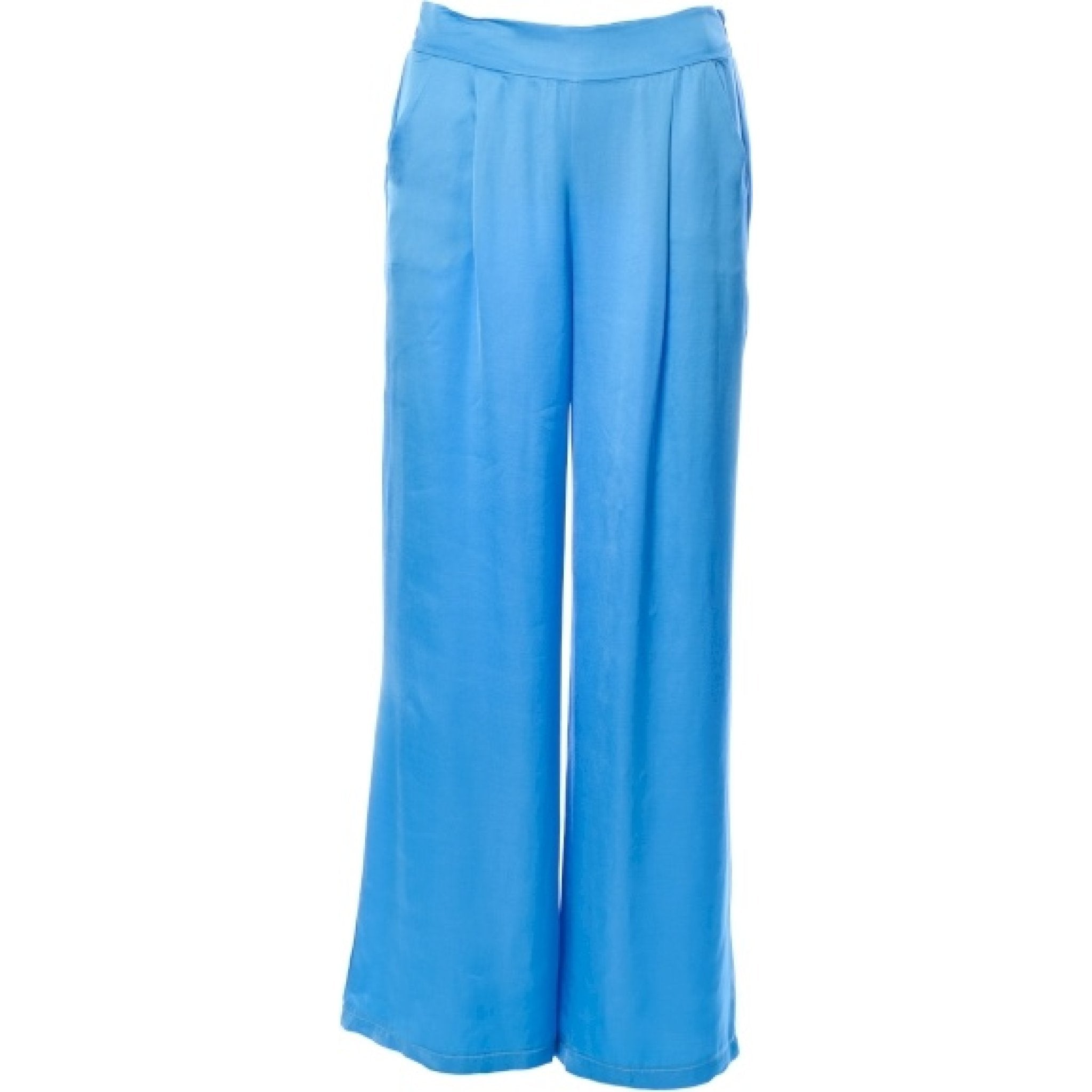 Viscose trouser sky