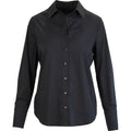 Cotton plain shirt black