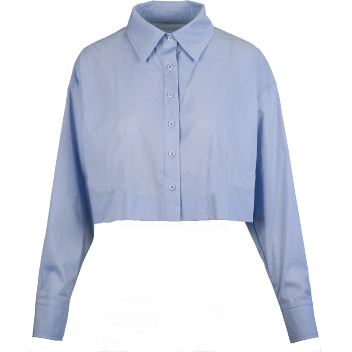 Cotton plain shirt frost