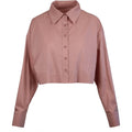 Cotton plain shirt rose