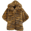 Tiger fur  fur cape honey