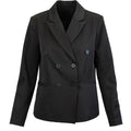 Ring stretch short jacket black