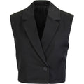 Ring stretch gilet black