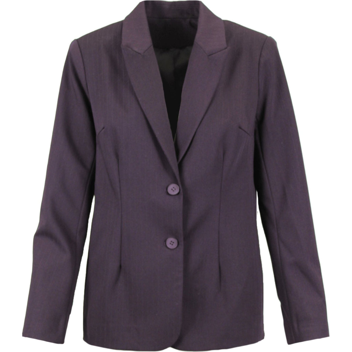 Soft stripe slim jacket mauve