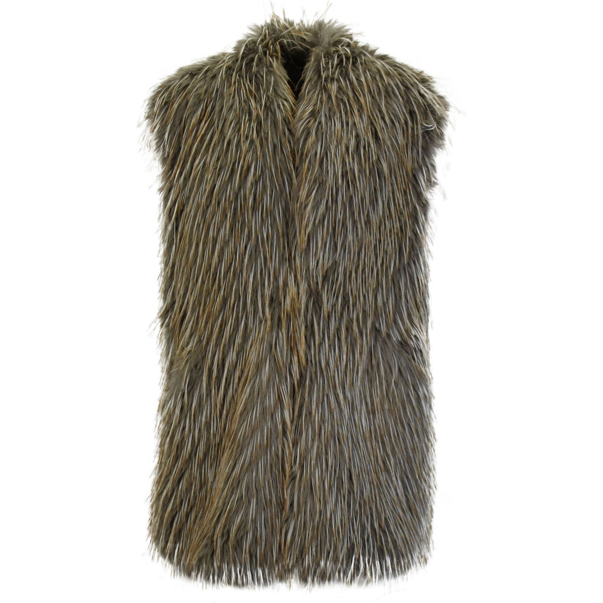 Bear fur  fur gilet yeti