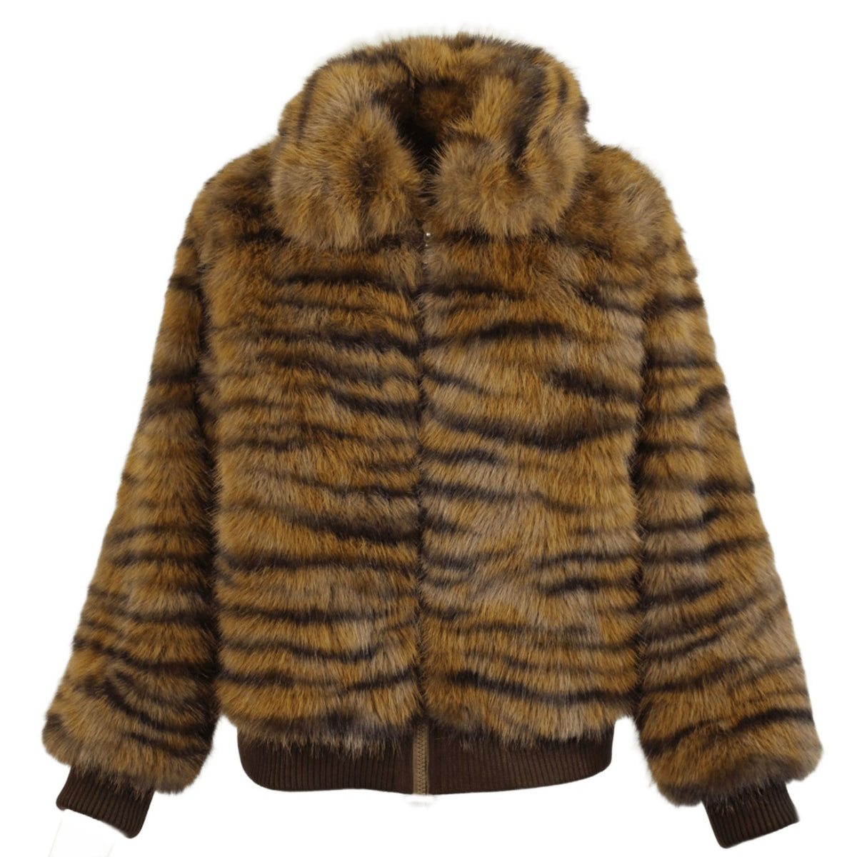 Tiger fur  fur bomber honey