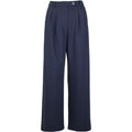 Soft stripe trouser blue