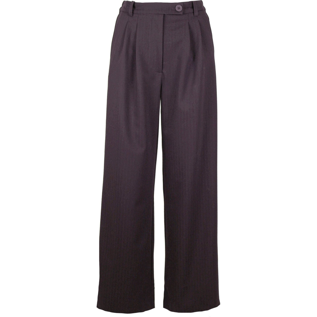 Soft stripe trouser mauve