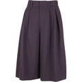 Soft stripe bermuda mauve