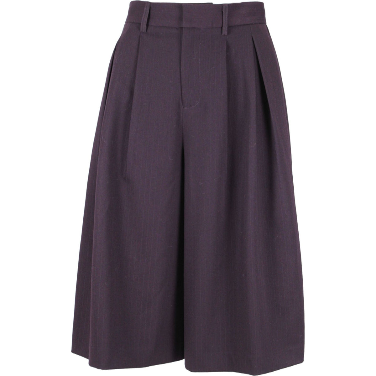 Soft stripe bermuda mauve
