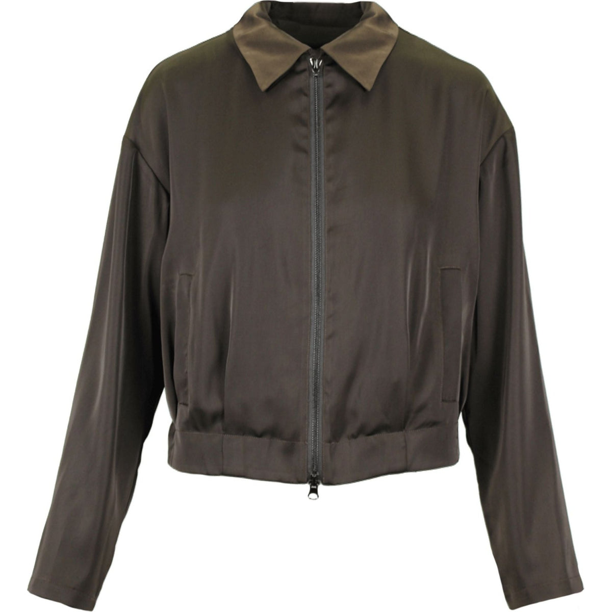 Satin shirt mud