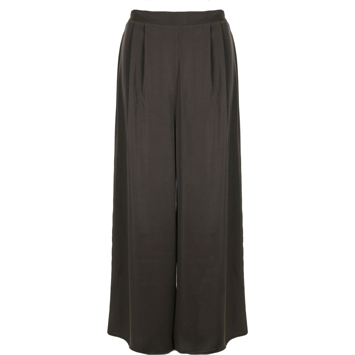Satin trouser mud